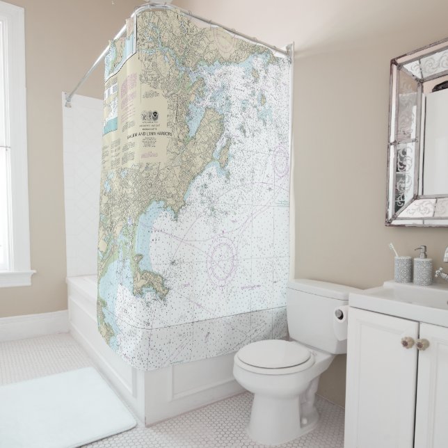 Salem and Lynn Harbours Nautical Chart 13275 (In Situ)
