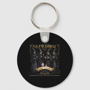 Salem Annual 1692 Witches Convention Halloween Vin Keychain