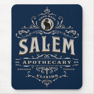 Salem Apothecary Witchcraft Magic Elixirs  Mouse Pad