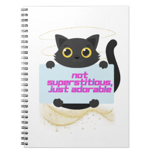 Salem Black Cat  - "Not Superstitious Notebook