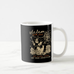 Salem Book Club Witches Witchy Witch Spooky Season Coffee Mug