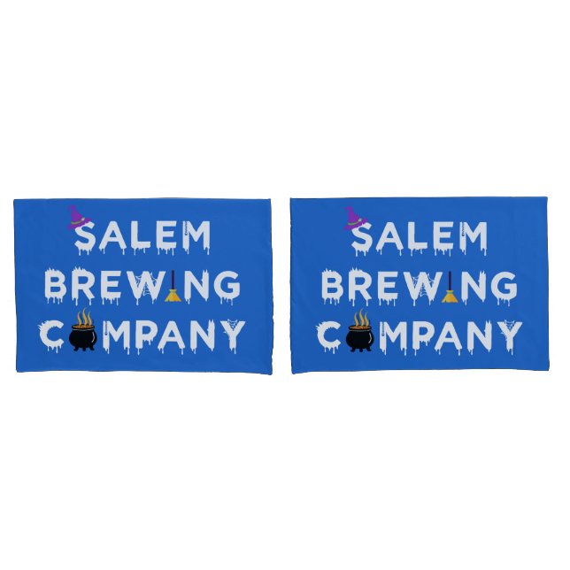 Salem Brewing Company White  Pillowcase (Front-Set)