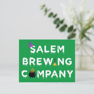 Salem Brewing Company White Postcard
