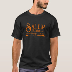 Salem Broom Company Established 1692 Vintage Hallo T-Shirt