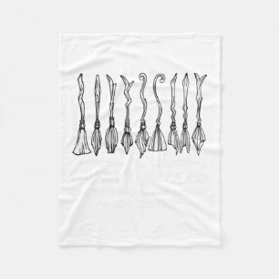 Salem Broom Company For A Halloween Fan  Fleece Blanket