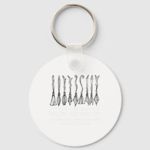 Salem Broom Company For A Halloween Fan Keychain