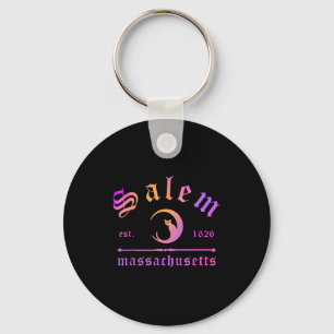 Salem Est.1626 Machusetts Funny Design  Keychain