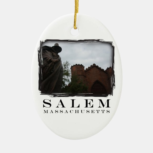 Salem Guard Ceramic Ornament (Front)