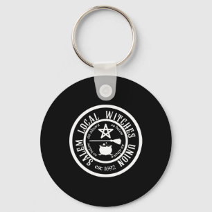 Salem Local Witches Union Est 1692 Halloween Keychain