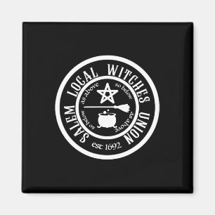 Salem Local Witches Union Est 1692 Halloween Magnet