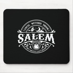 Salem Local Witches Union Sky Above Earth Est 1692 Mouse Pad