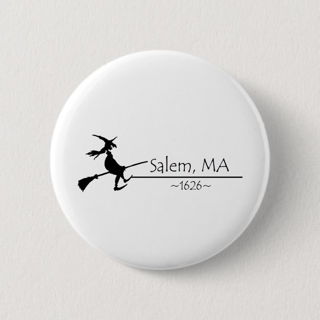 Salem, MA 1626 2 Inch Round Button (Front)
