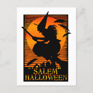 Salem MA Witch Postcard