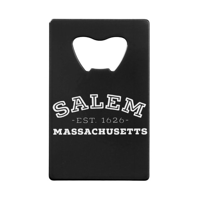 Salem Massachusetts Credit Card Bottle Opener (Front)