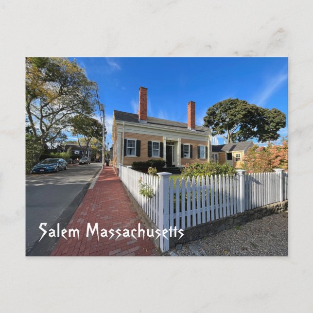 Salem Massachusetts Postcard (Front)