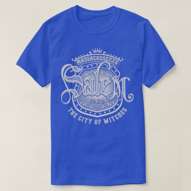 Salem Massachusetts The City Of Witches  T-Shirt (Design Front)