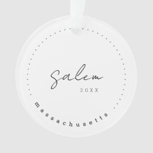 Salem, Massachusetts Travel United States Simple Ornament