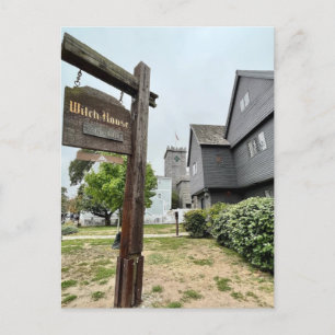 Salem, Massachusetts Witch House Postcard