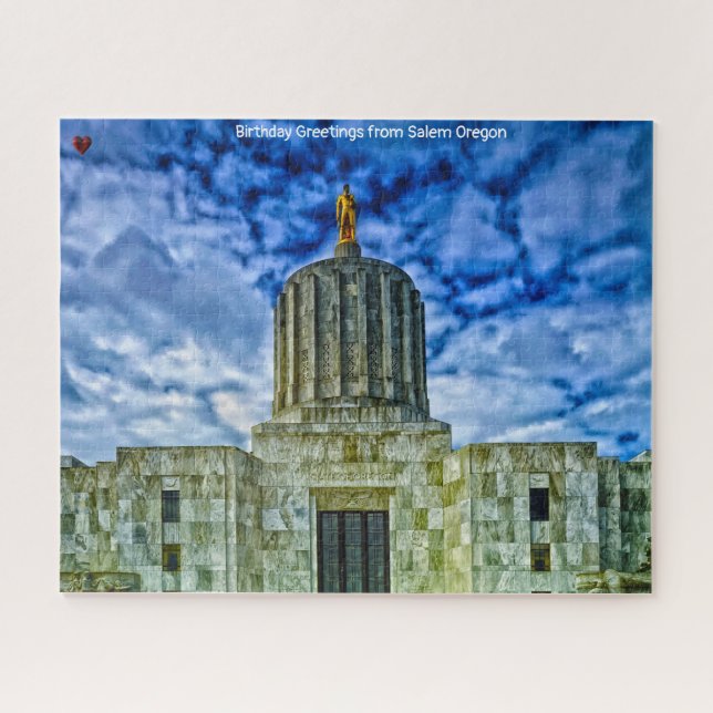 Salem Oregon Jigsaw Puzzle (Horizontal)