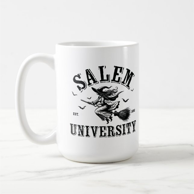 Salem University Flying Witch Coffee Mug (Left)