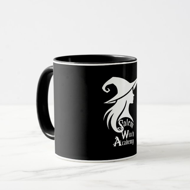 Salem Witch Academy Halloween Wiccan Witches Mug (Front Left)