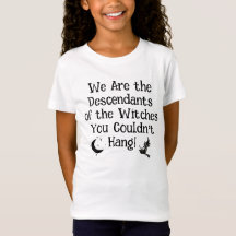 Salem Witch Descendants Girls T-Shirt