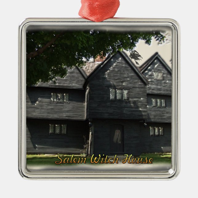 Salem Witch House Ornament (Front)