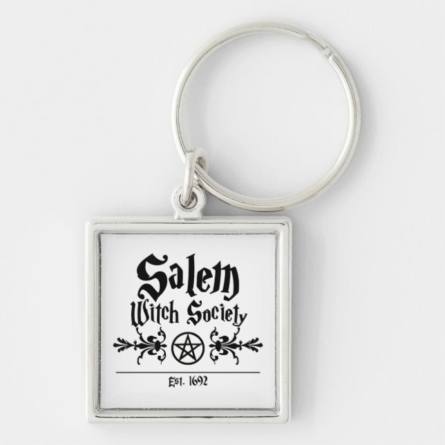Salem Witch Society Keychain (Front)
