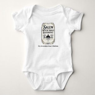 Salem Witch Trials Descendant Baby "My Grandma" Bodysuit
