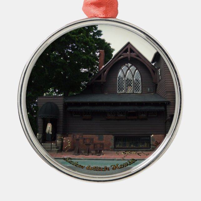Salem Witches House Ornament (Front)