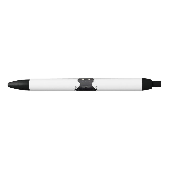 Salem's Enchanted Black Cat Blue Ink Pen (Front)