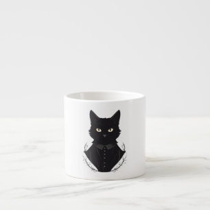 Salem's Enchanted Black Cat Espresso Cup