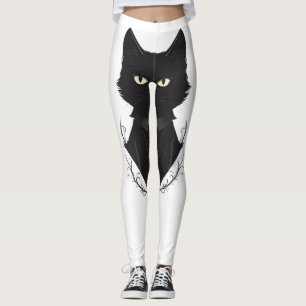 Salem's Enchanted Black Cat Leggings