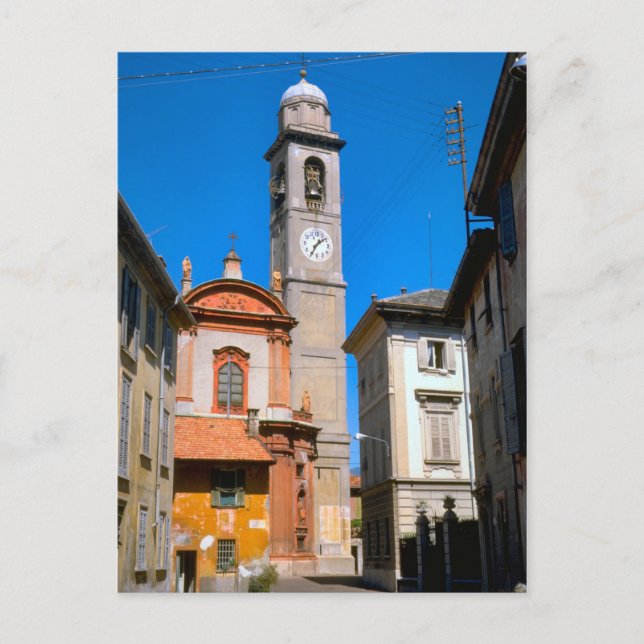 Salerno, VIllage church Postcard (Front)