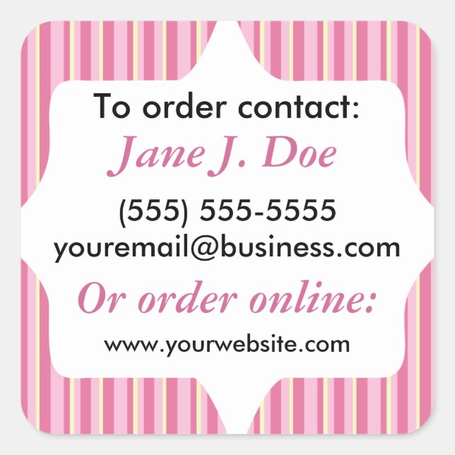 Sales Brochure Labels for Avon and More (Front)