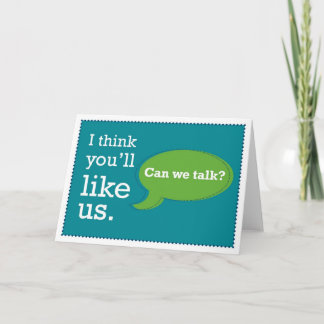 Sales & Business Greet Card: You'll Like Us Card