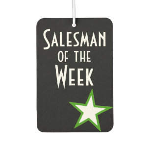 Salesman of the Week Award Air Freshener