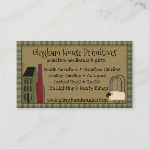 Salette & En vichy Carte de visite primitif Grungy
