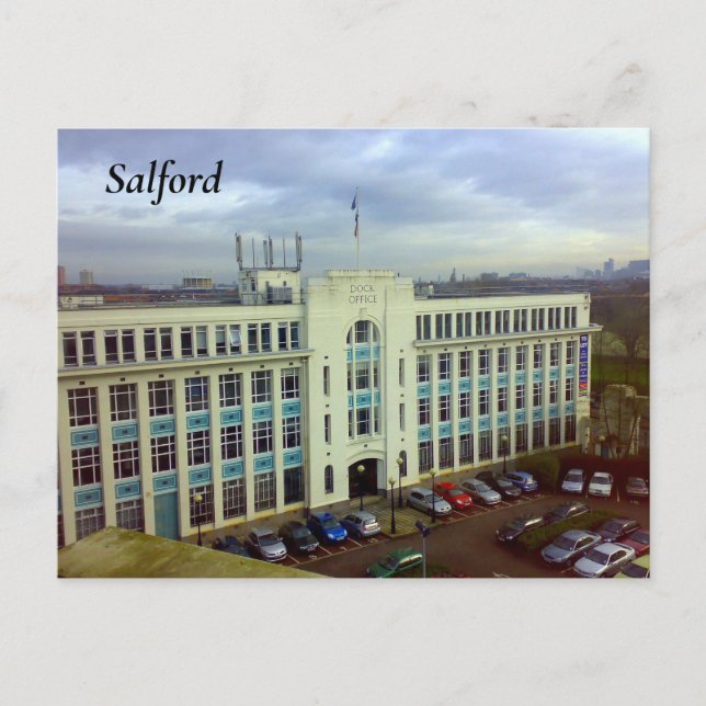 Salford Dock Office Postcard (Front)