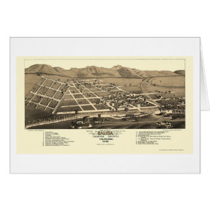 Salida, CO Panoramic Map - 1882