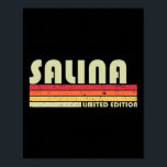 Salina Name Personalized Retro Vintage 80s 90s Bir Poster<br><div class="desc">Salina Name Personalized Retro Vintage 80s 90s Birthday</div>