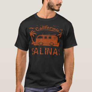 Salinas CA California retro vintage surfing beach T-Shirt