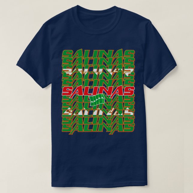 Salinas Cascade text 2 T-Shirt (Design Front)