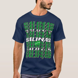 Salinas Cascaded text T-Shirt