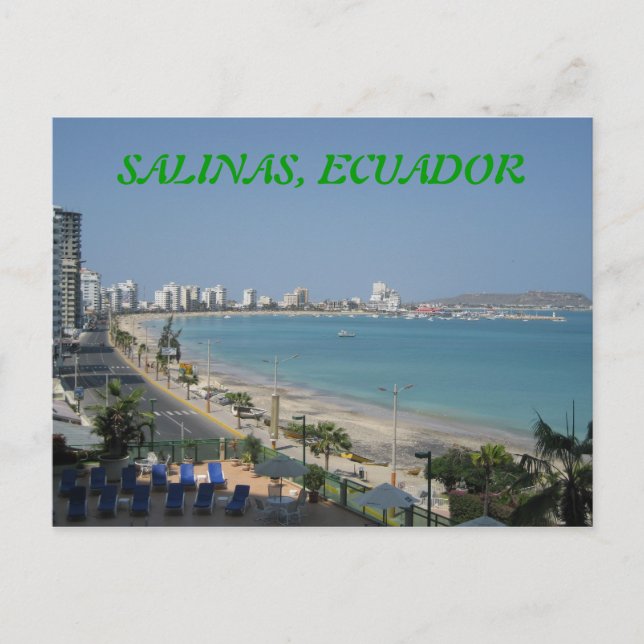 SALINAS, ECUADOR POSTCARD (Front)