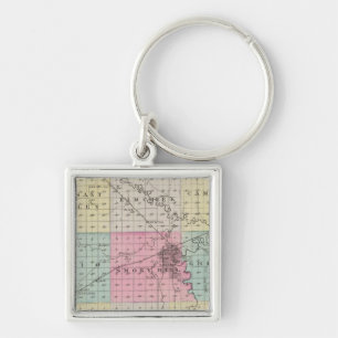 Saline County, Kansas Keychain