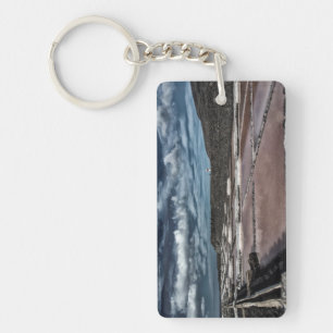 Salines at La Palma Keychain