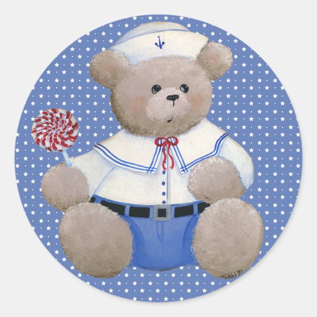 Salior Bear Sticker (Front)
