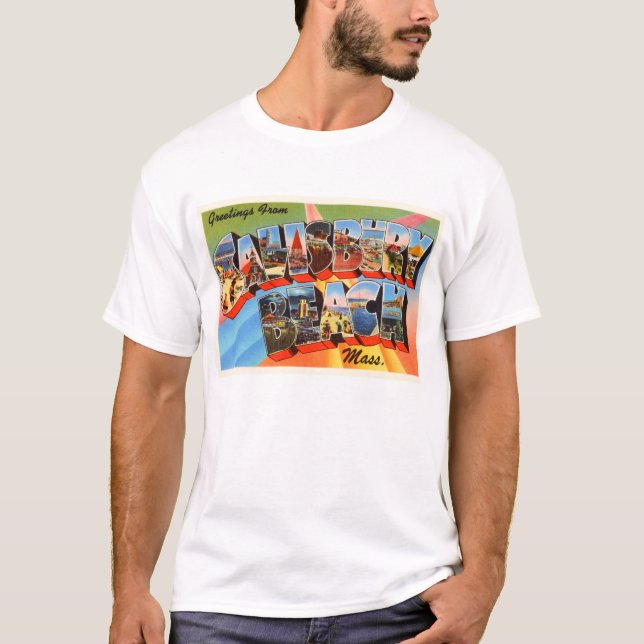 Salisbury Beach Massachusetts MA Travel Souvenir T-Shirt (Front)