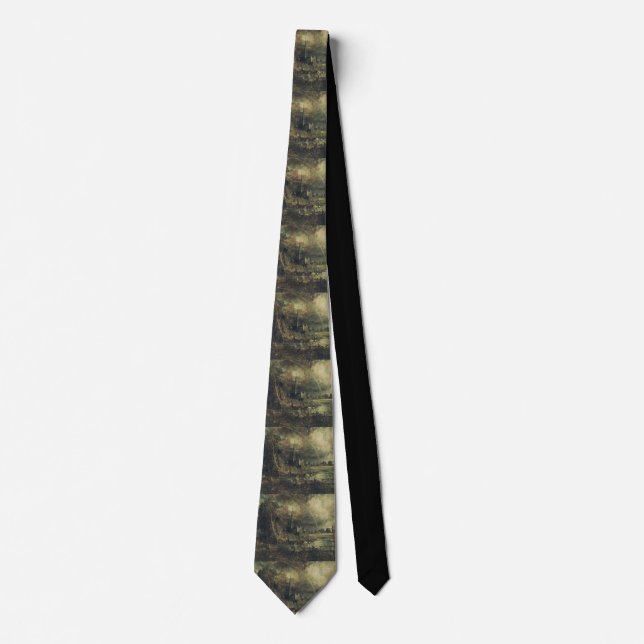 Salisbury Cathedral from Meadows John Constable Tie (Front)